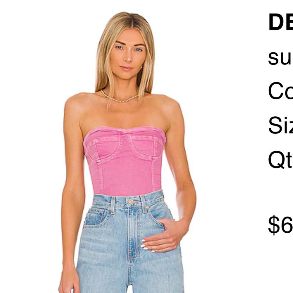 Pink Corset Top